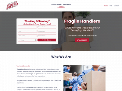fragilehandlers.com.au snapshot