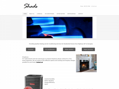 shadsheatingandair.com snapshot
