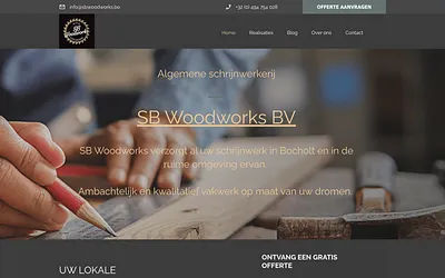 sbwoodworks.be snapshot
