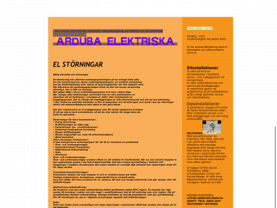 ardubaelektriska.com snapshot