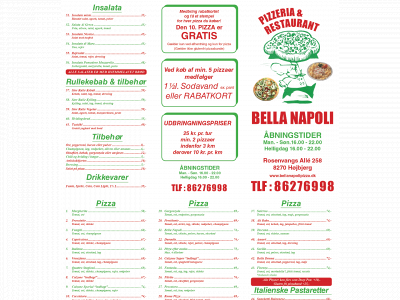 bellanapolipizza.dk snapshot
