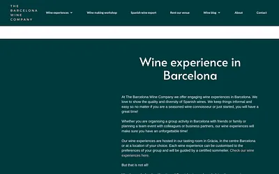 thebarcelonawinecompany.com snapshot