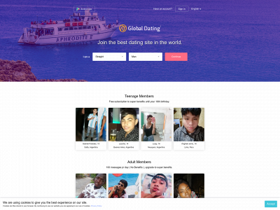 globaldating.no snapshot
