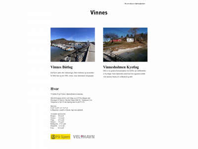 vinnesbaatlag.no snapshot