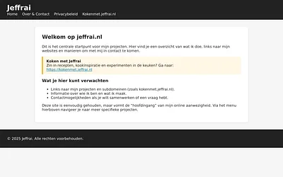 jeffrai.nl snapshot