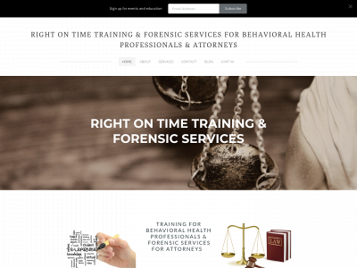www.rightontimetraining.com snapshot
