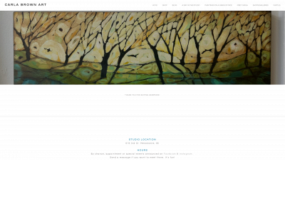 www.carlabrownart.com snapshot