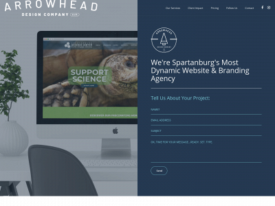 arrowheaddesigncompany.com snapshot