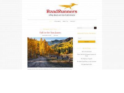roadrunnersblog.com snapshot