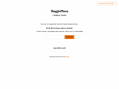 maggisplaza.com snapshot