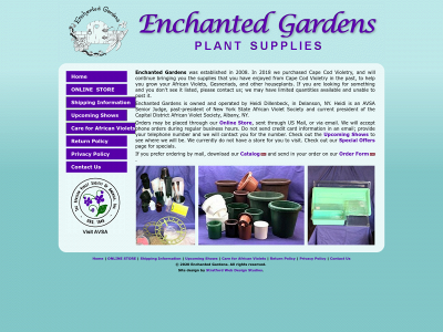 enchantedgardensplantsupplies.com snapshot