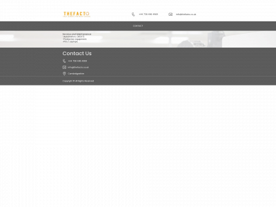 thefacto.co.uk snapshot