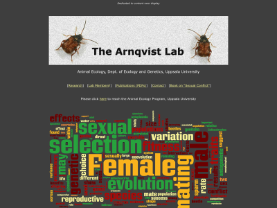 arnqvist.org snapshot