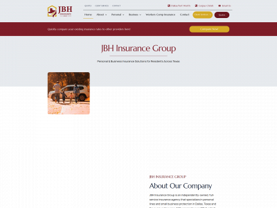 jbhinsurancegroup.com snapshot
