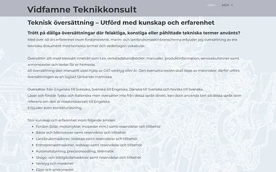 vidfamnetek.se snapshot