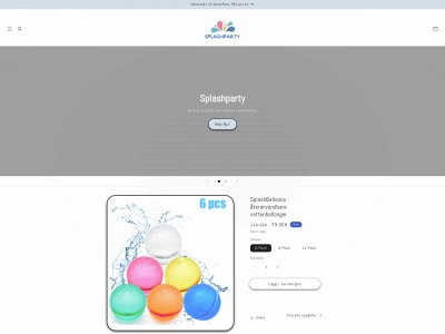 splashparty.se snapshot