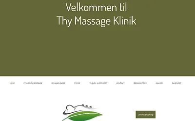 thy-massage-klinik.dk snapshot