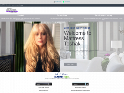 mattresstoshak.com snapshot