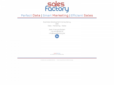 salesfactory.be snapshot