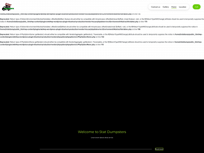 statdumpsters.com snapshot