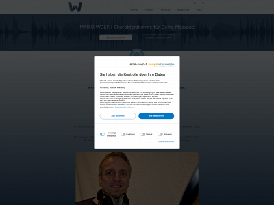 mariowolf.com snapshot