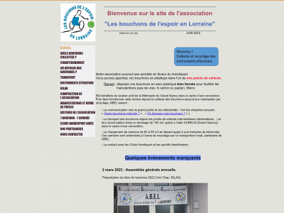bouchonsespoirlorraine.fr snapshot