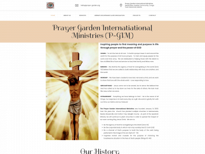 prayer-garden.org snapshot