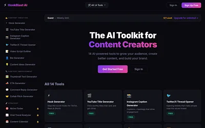 hookblastai.com snapshot