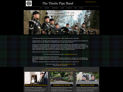 thistlepipeband.com snapshot