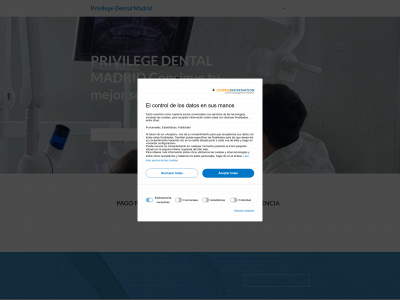privilegedentalmadrid.es snapshot