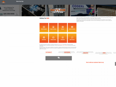 skylinevinyl.com snapshot