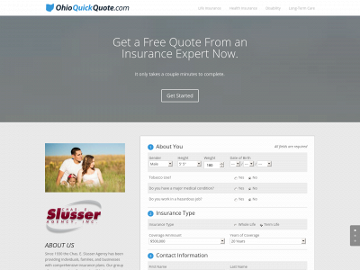 ohioquickquote.com snapshot