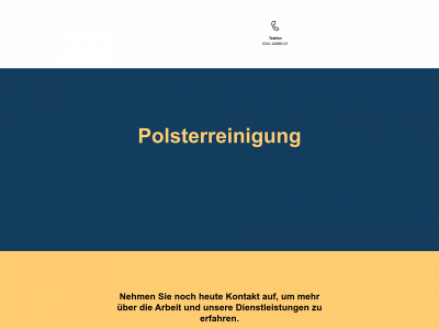 polsterreinigung.one snapshot