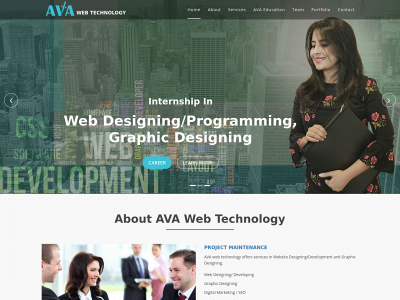 avawebtechnology.com snapshot