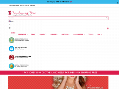 crossdressingcloset.com snapshot