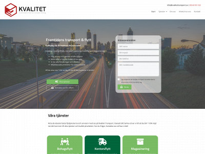 kvalitettransport.se snapshot