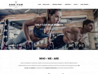 parkviewhealthclubs.com snapshot