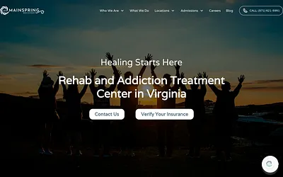 mainspringrecovery.com snapshot