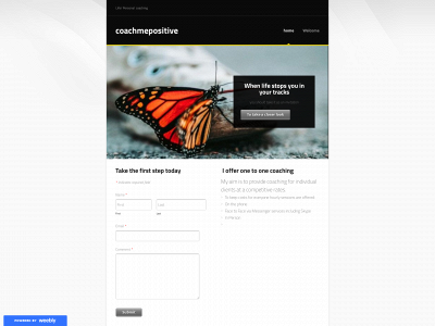 www.coachmepositive.com snapshot