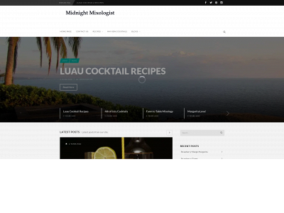 midnightmixologist.com snapshot
