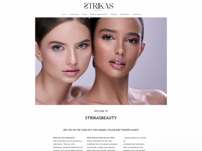 strikasbeauty.no snapshot