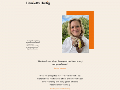 henriettahurtig.se snapshot
