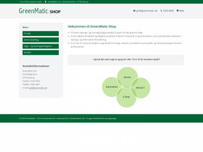 greenmatic-eshop.dk snapshot