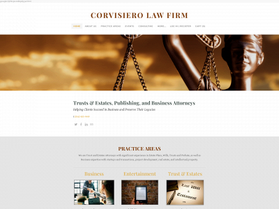 www.corvisierolaw.com snapshot