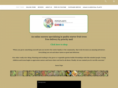 www.pepesplants.com snapshot