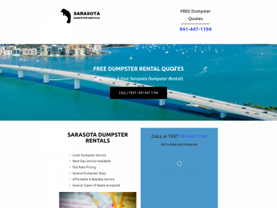 sarasotadumpsterrentals.com snapshot