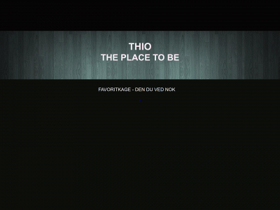 thio.dk snapshot