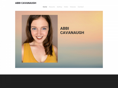 www.abbicavanaugh.com snapshot