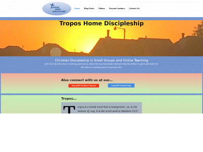 troposhomediscipleship.org snapshot