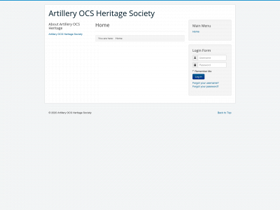 artilleryocshistory.org snapshot